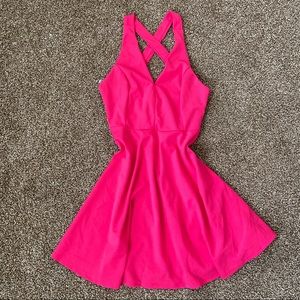 Charlotte Russe Pink Flare Dress